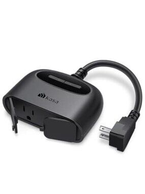 Outdoor Smart Plug,Smart Home Wi-Fi Outlet with 2Sockets,IP64 Weather Resistance